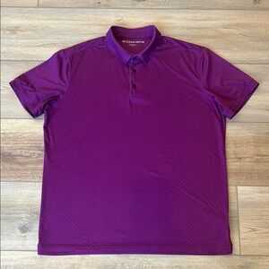 Mizzen+Main Purple Men's Polo Shirt